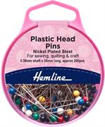 Plastic Berry Head Pins, Nickel